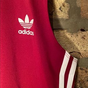 Adidas Red Crop Top